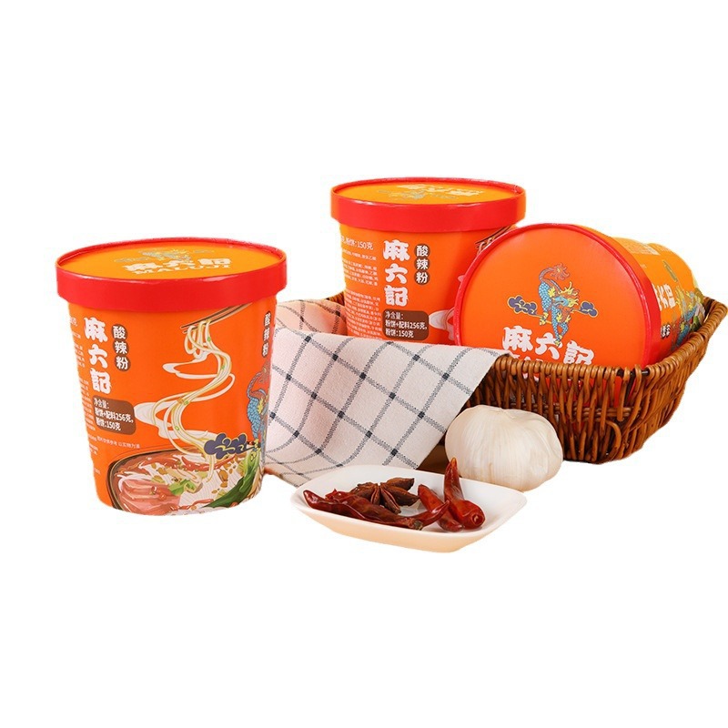 Ma Liuji Hot and Sour Noodles 256g Non-fried Sweet Potato Noodles Wet Noodles Hot and Sour Noodles Convenient Instant Brewing Vermicelli Late Night Snack