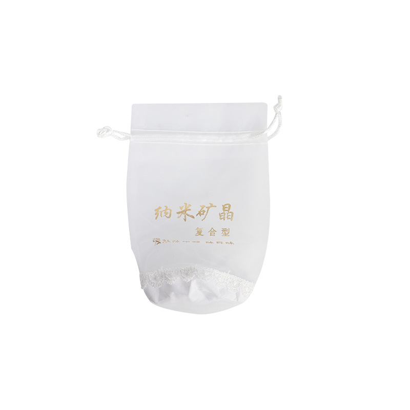 Drawstring Gauze Bag Mesh Bag Transparent Packaging Bag Ready-Made Nano Mineral Crystal Pearl Storage Round Bottom Environmentally Friendly Bag Sachet