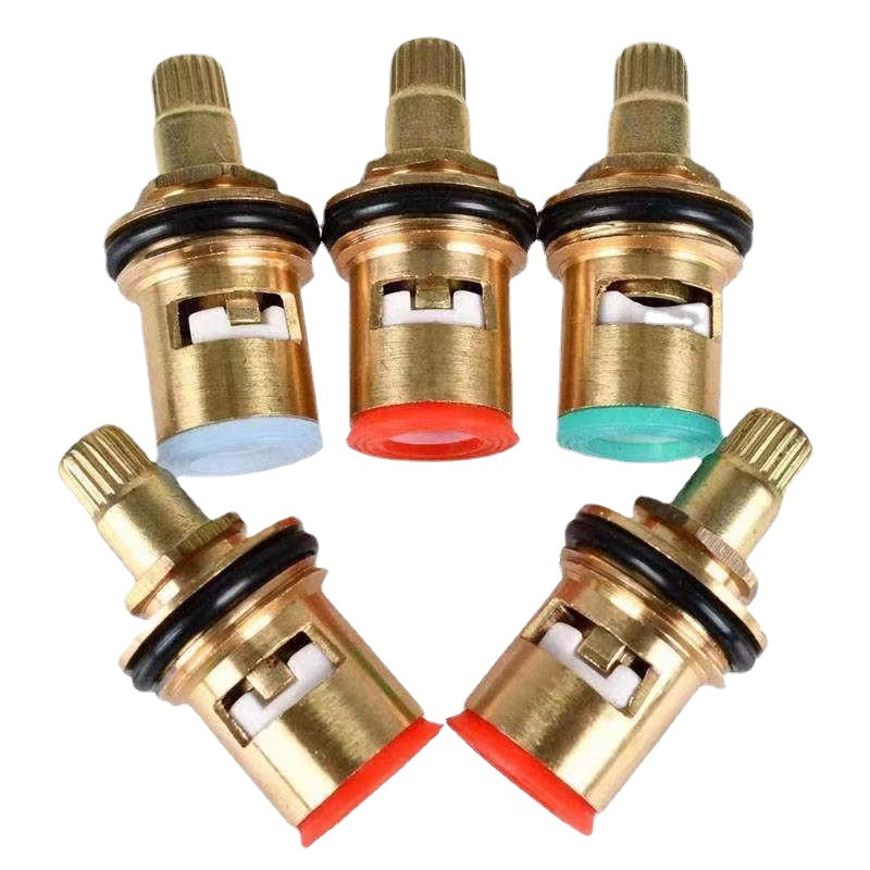 Faucet universal valve core washing machine faucet angle valve mop pool single cooling quick opening copper valve core leakage repair accessories