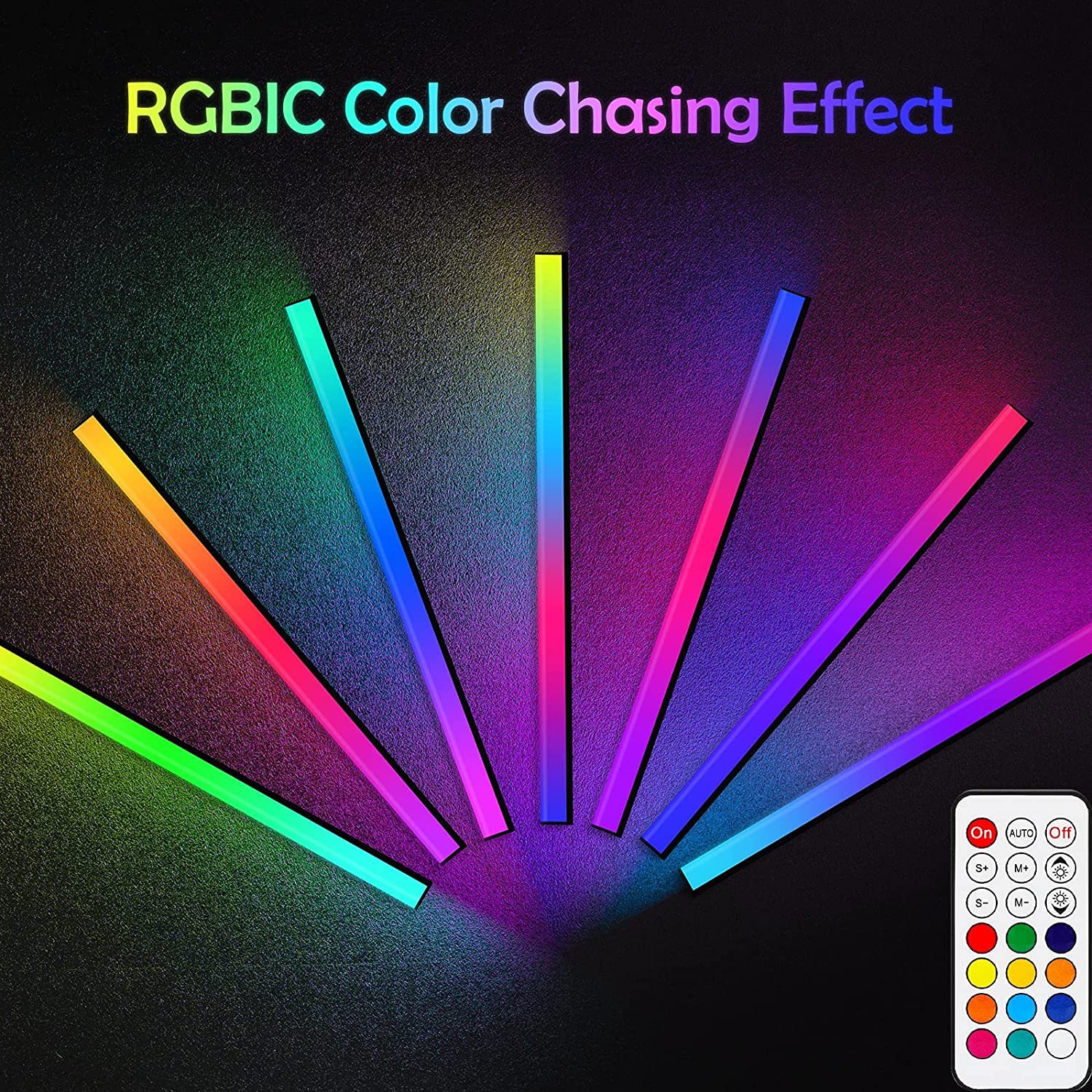 Cross-Border Rgb Symphony Pickup Light Keyboard Ambient Light Screen Backlight Night Light Room Decoration Keyboard Bluetooth Lighting