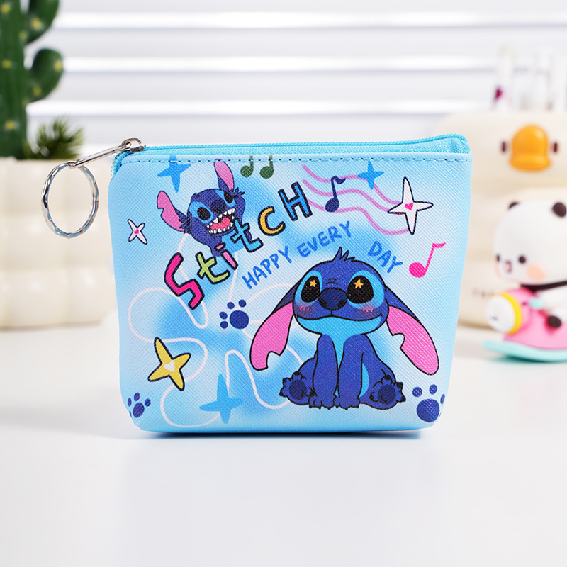 New National Fashion Cartoon Cute Alien Coin Purse Children Women PU Leather Coin Key Storage