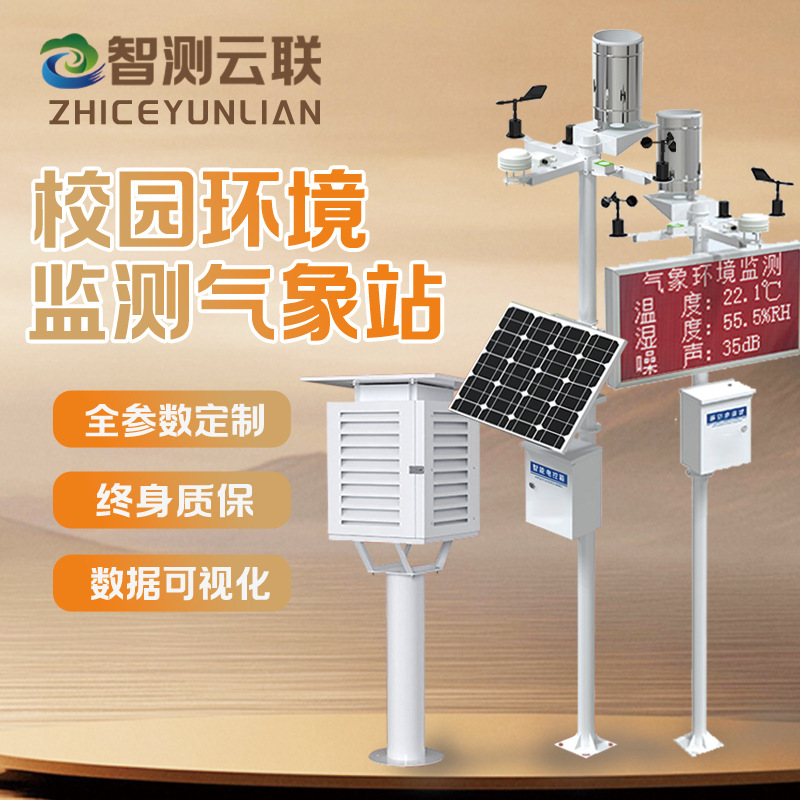 Индивидуальная метеостанция для учебной среды, научные исследования на открытом воздухе, умное измерение осадков, облачно-связанное мониторинг окружающей среды