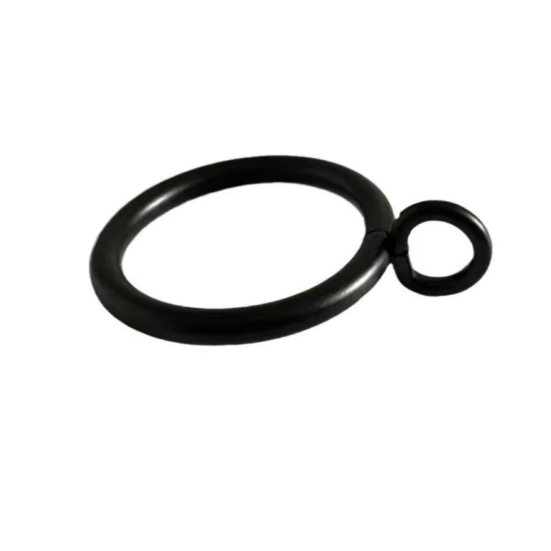 Electrophoresis Black 45mm Roman Ring Curtain Ring Metal Curtain Ring Curtain Buckle Curtain Accessories Hook Ring