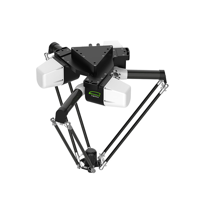 Huasheng Control Parallel Robot Food Automatic Packaging Industrial High-Speed Handling Spider Manipulator Source Manufacturer Mechanical Hand