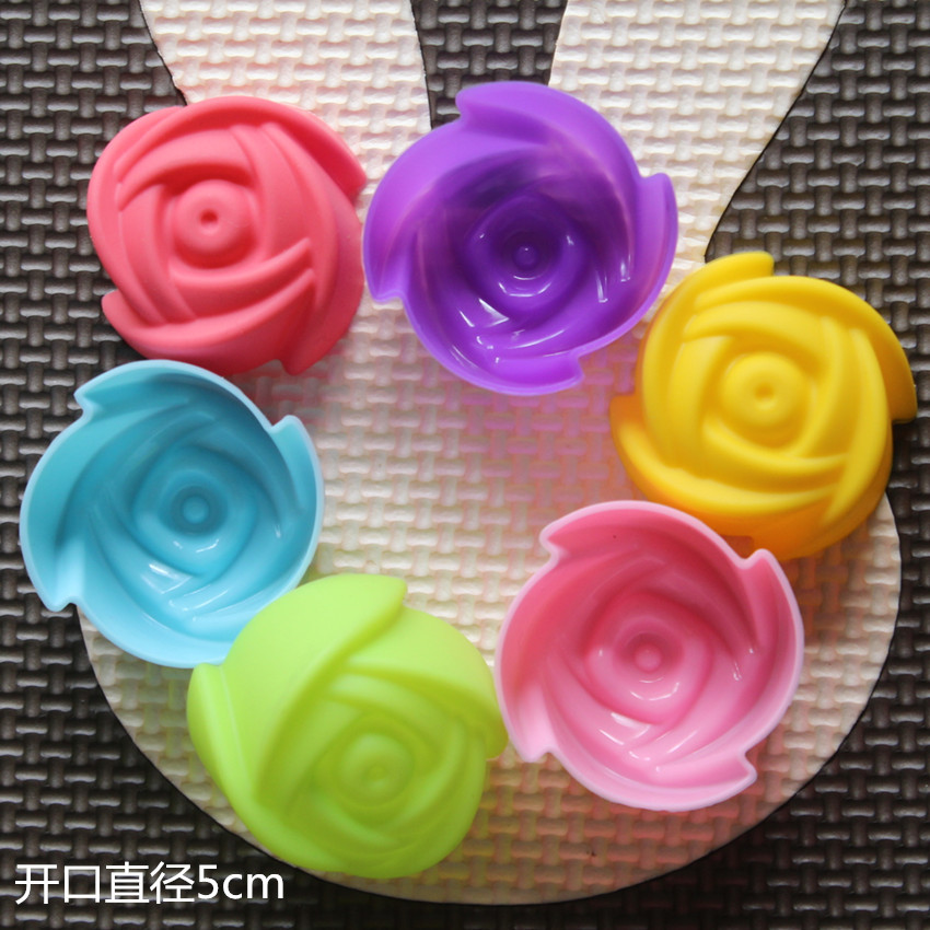Factory Direct supply a variety of 5cm silicone mold love flower rose Daisy jelly mold mold