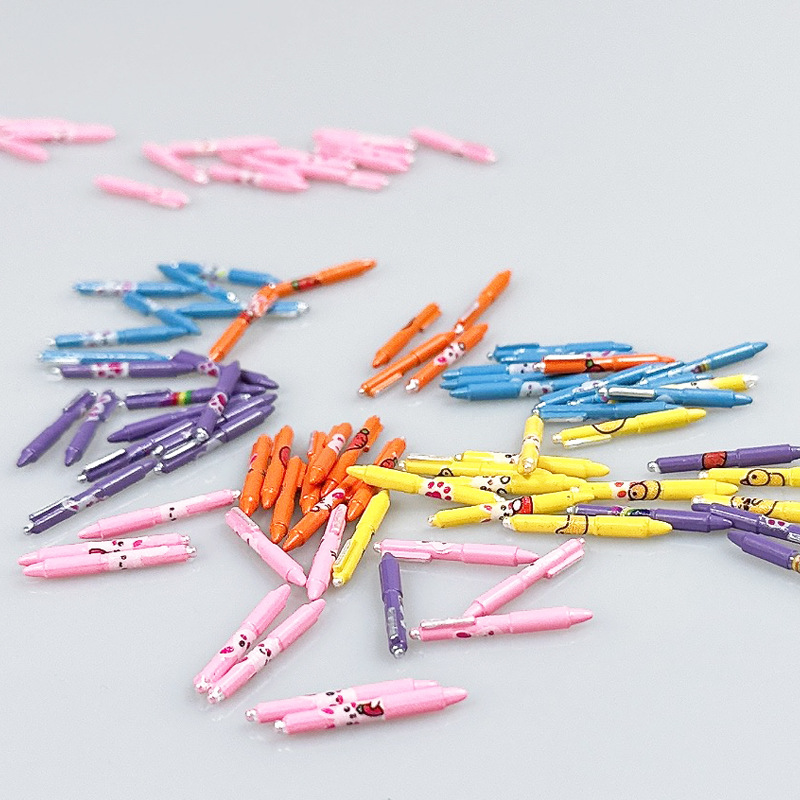 Металлическая мини шариковая ручка 1:12 модель учебные миниатюрные аксессуары для кукольного домика