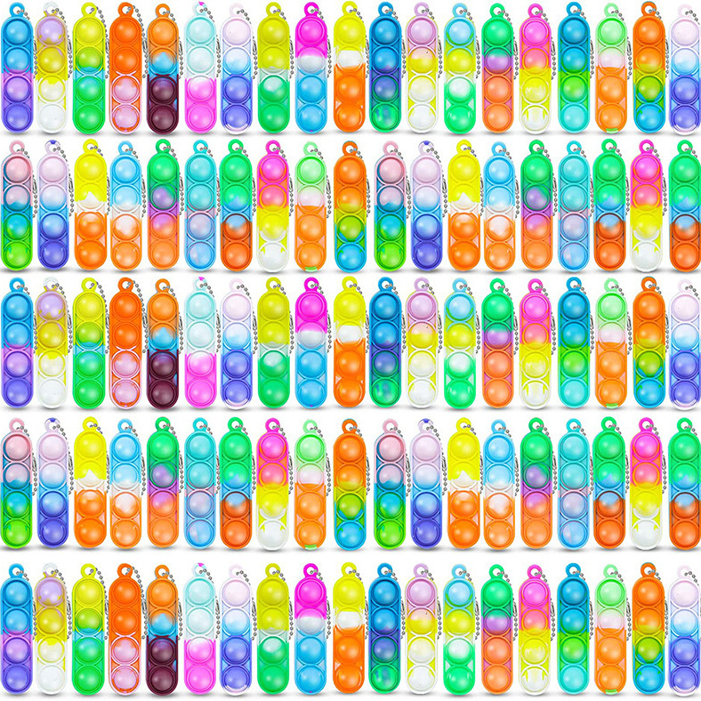 Mouse Killer pioneer mini keychain pendant backpack pendant finger bubble music decompression toy FidgetToys