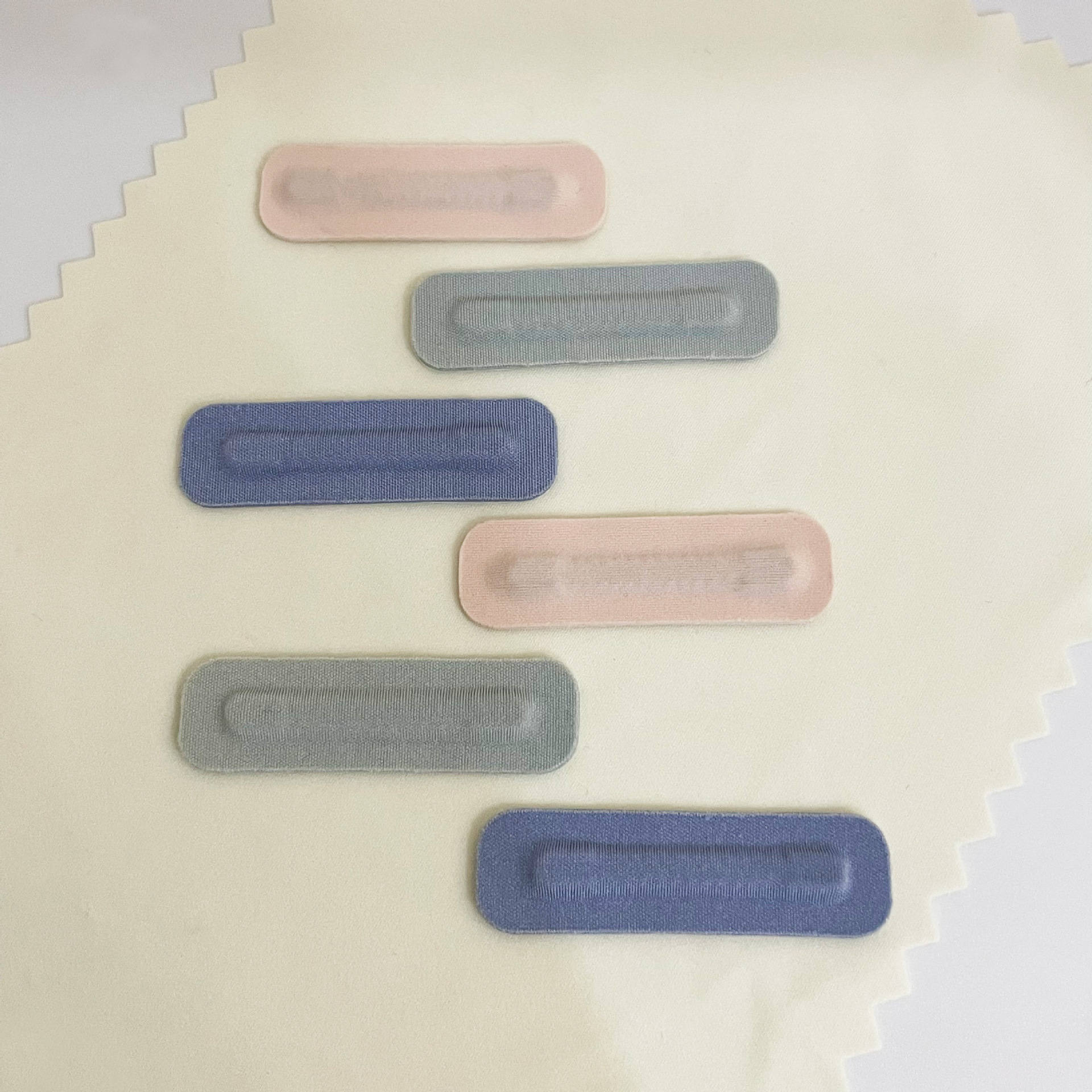 Oval Cloth Covered with Glued Stainless Steel Bones