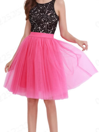 Популярная взрослая плиссированная юбка Тюль А-силуэта многоярусная юбка из сетки для фей