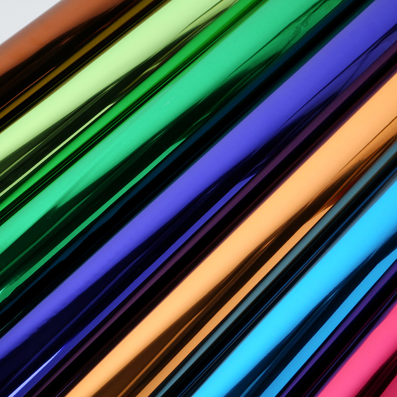 Factory Direct Supply Pet Fabric Fabric Hot Stamping Paper Electrochemical Aluminum Heat Transfer Film Clothing T-Shirt Hot Stamping Foil