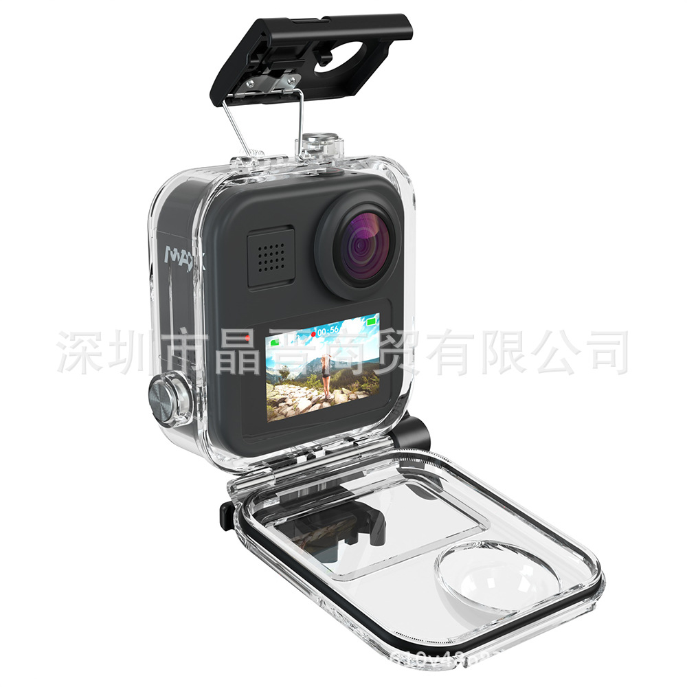 Suitable for Max Waterproof Shell, Transparent Waterproof Shell, Ready Supply Go Pro Max Action Camera Waterproof