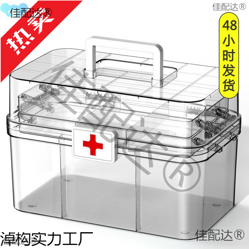 Медицинская коробка многоуровневая, домашняя, большого объема, полный набор для экстренной медицинской помощи, оптовая продажа