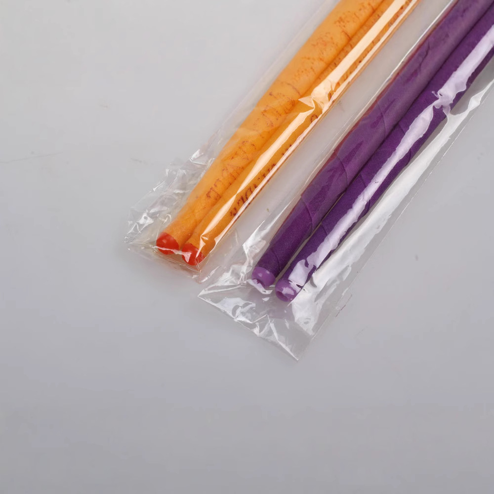 Factory Direct batch aromatherapy flared ear candle with plug 8 colors transparent bag tapered head ear candle stick multi-color