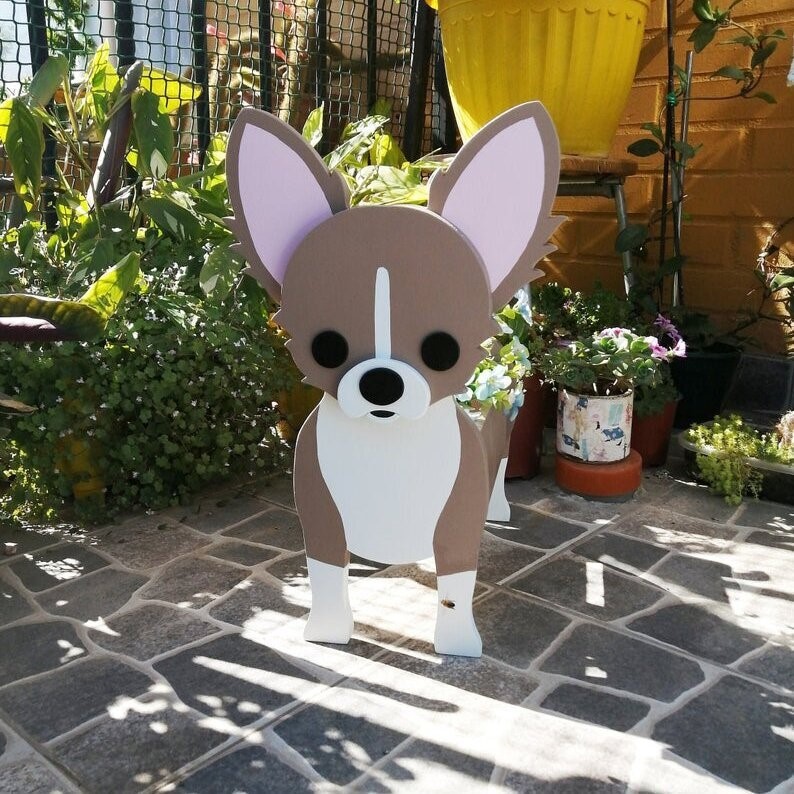 Creative decoration garden art outdoor decoration dog flower pot pet dog pot garden decoration dog creative flower pot
