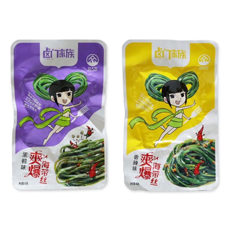 Семейный водорослевый узел острые маленькие упаковки водоросли для еды закуски