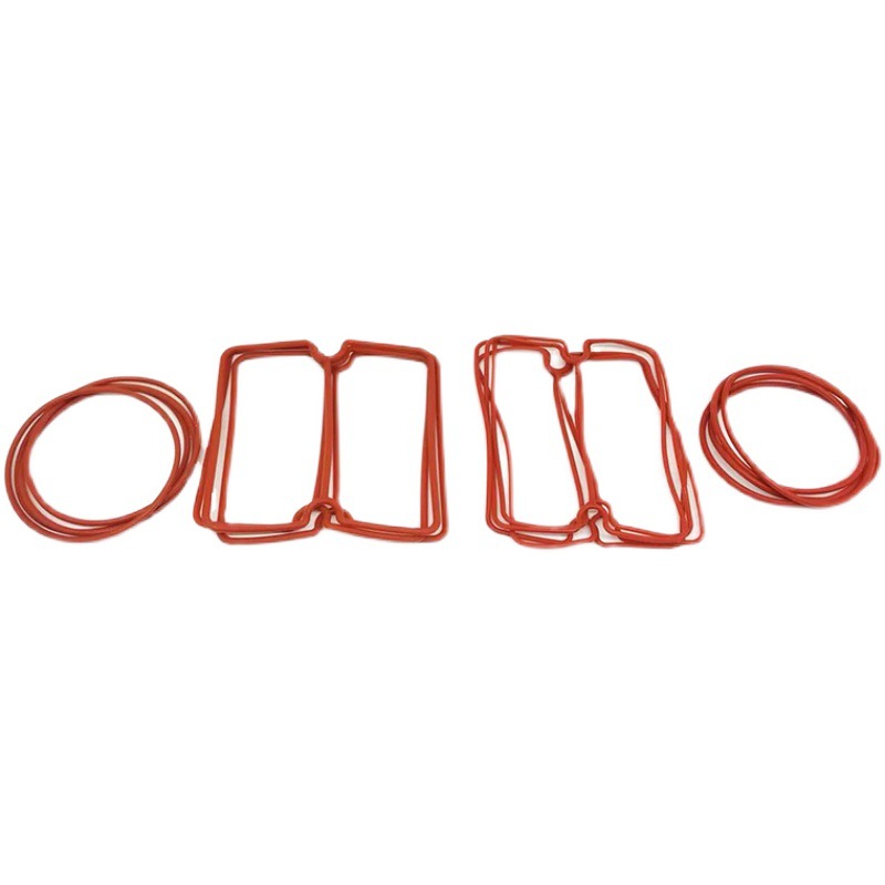Oil-free mute air compressor accessories silent air pump cylinder head valve plate high temperature resistant rubber O-type sealing leather pad rubber ring