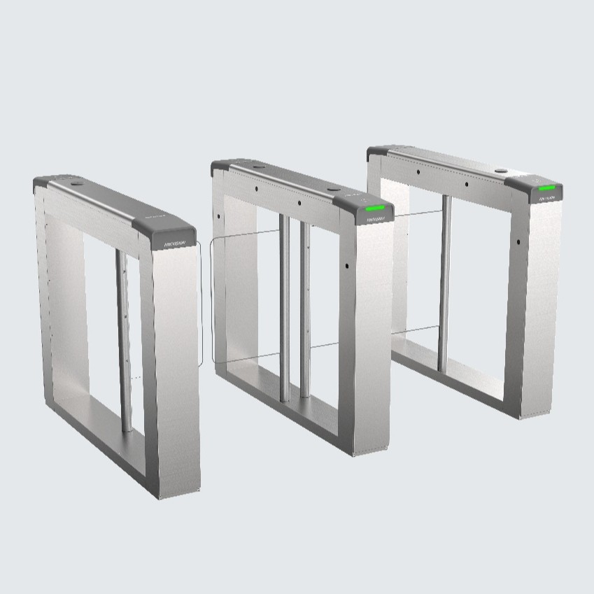 Hikvision K3B310 Series High-end Speed Door Brushless Anti-collision Small Swing Gate Office Building Face Recognition Gate