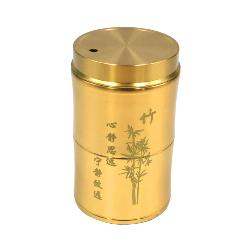 Brass Toothpick Bucket Household Convenient High-end Toothpick Cans Bedroom Dining Room Living Room Dust-proof Drop-resistant Toothpick Cans