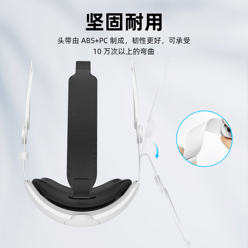 Suitable for Meta Quest 3S Replacement Elite Headband Upgrade, Comfortable to Wear, Adjustable and Convenient to Reduce Stress