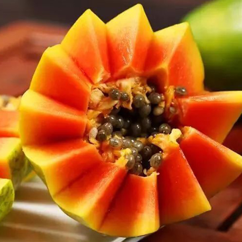 Guangxi Rock Sugar Red Heart Papaya Whole Box 5kg Fresh Seasonal Tropical Fruit Old Tree Boutique Large Milk Papaya