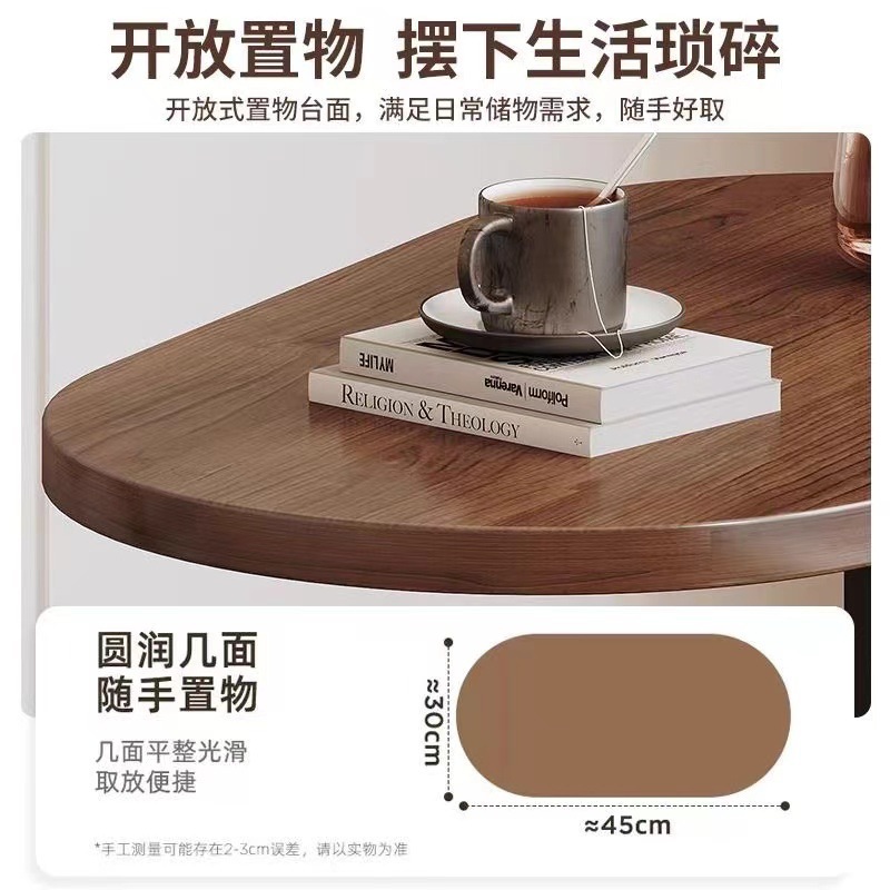 Sofa Side Table Ornaments Bedside Table Small Side Table Light Luxury Advanced Sense Simple Modern Removable Coffee Table Available for Balcony