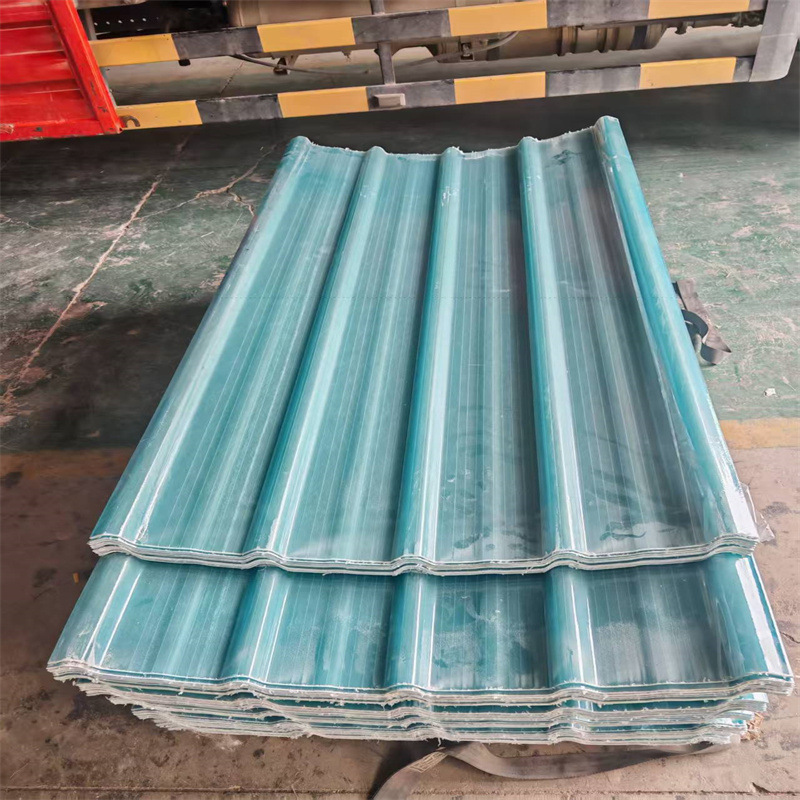 Customized Fiberglass Frp Lighting Tiles, Transparent Tiles, Resin Fiber Sunlight Tiles, Roof Light-Transmitting Sun Protection and Rainproof Tiles
