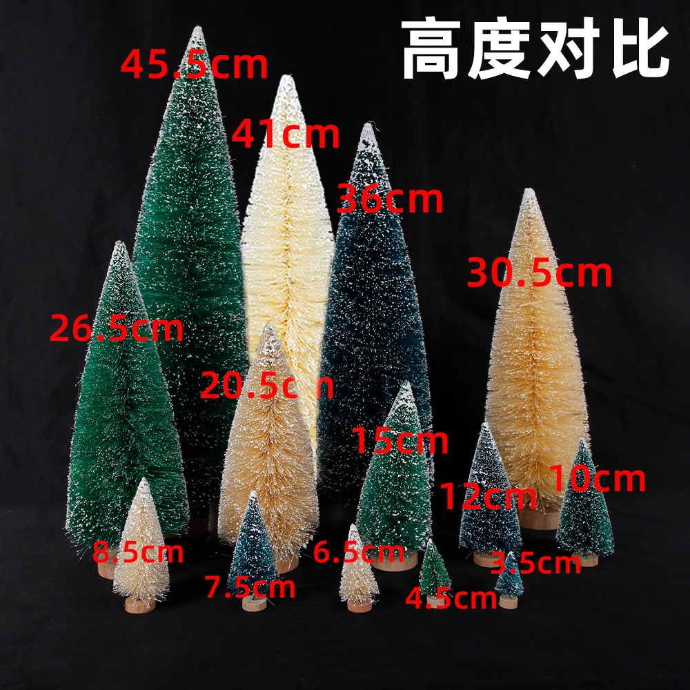 Christmas Decoration Supplies Cedar Christmas Tree Tabletop Ornaments Mini Small Christmas Tree Artificial Blue White Green Christmas Tree