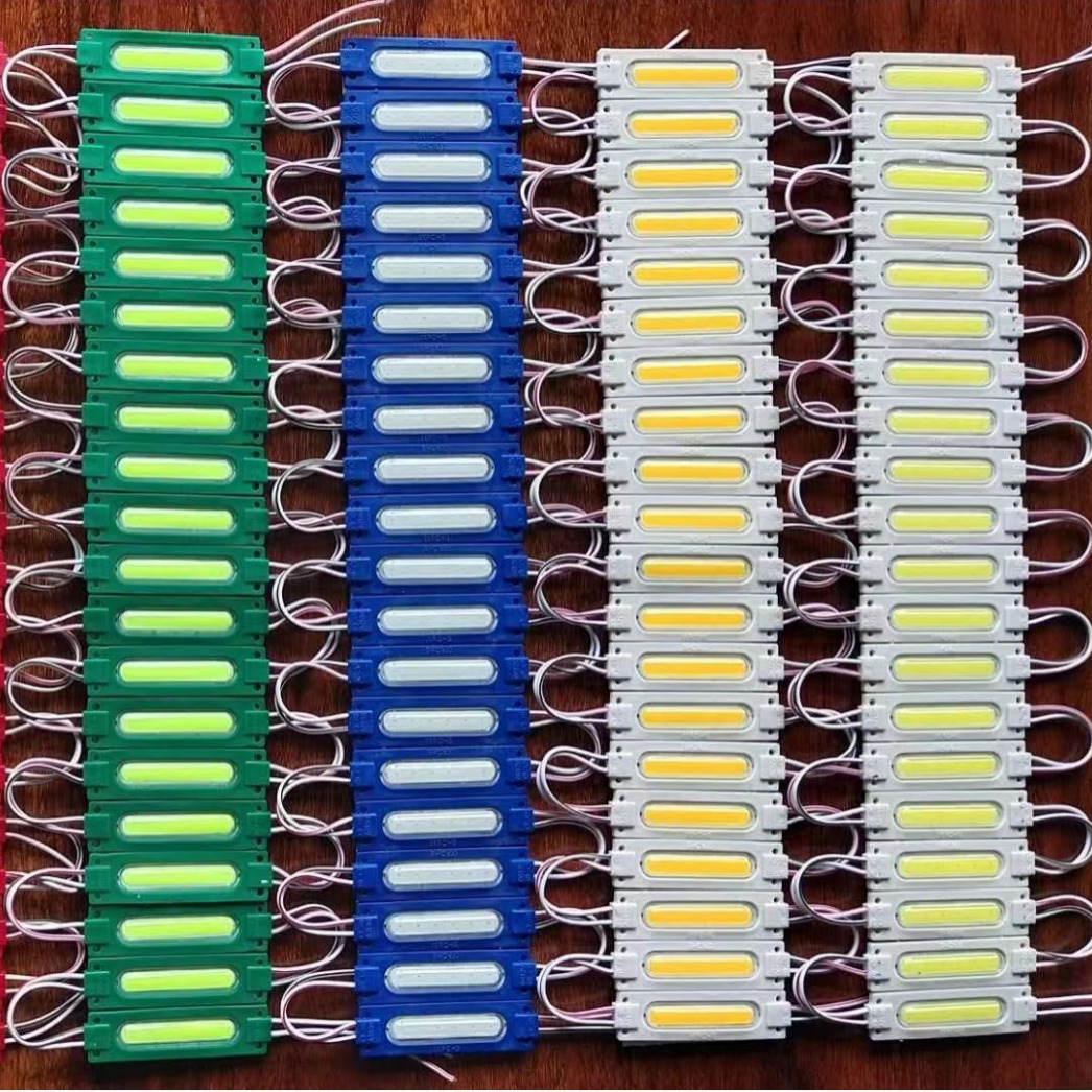 12V24V COB Module RGB Module Long Strip 6-core AdVertising Light Box LED Motorcycle Module Injection Molding