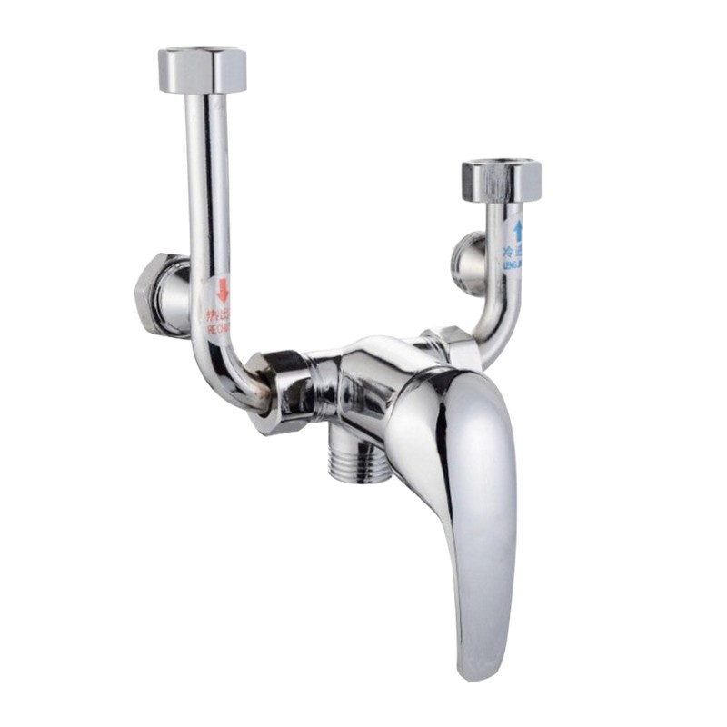 Electric water heater mixing valve wholesale U-shaped all-copper body mounted hot and cold shower switch bathroom mixing valve factory postage