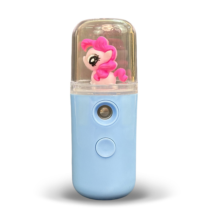 Humidifying Spray Device Portable Rechargeable Cold Mist Face Moisturizer Large Spray Anti-Leakage Hot and Cold Portable Humidifier