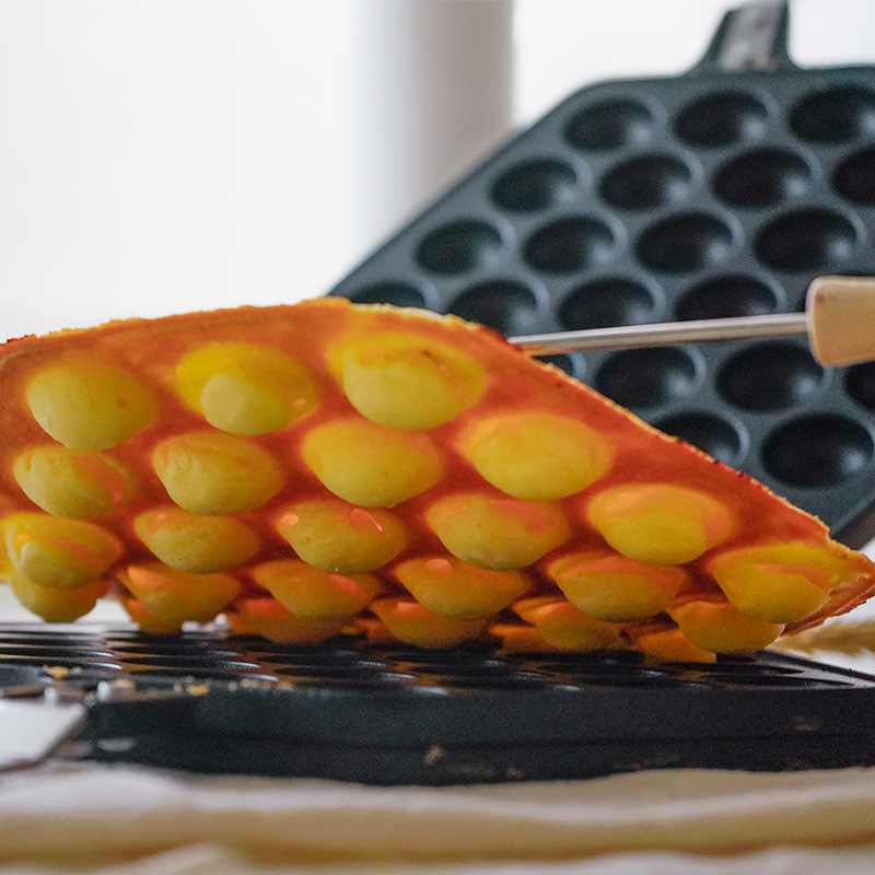 Household Hong Kong-Style Egg Waffle Pan Commercial Convenient Gas Egg Waffle Machine Cake Cake Non-Stick Baking Pan Baking Mold