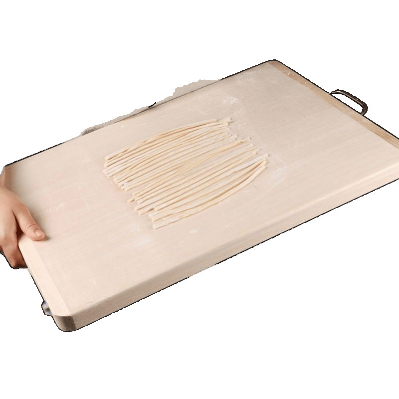 Solid Wood Chopping Board for Home Use, Made of Willow Wood, Suitable for Cutting Vegetables, Kneading Dough, and Rolling Out Dough, Extra-Large Size, No New