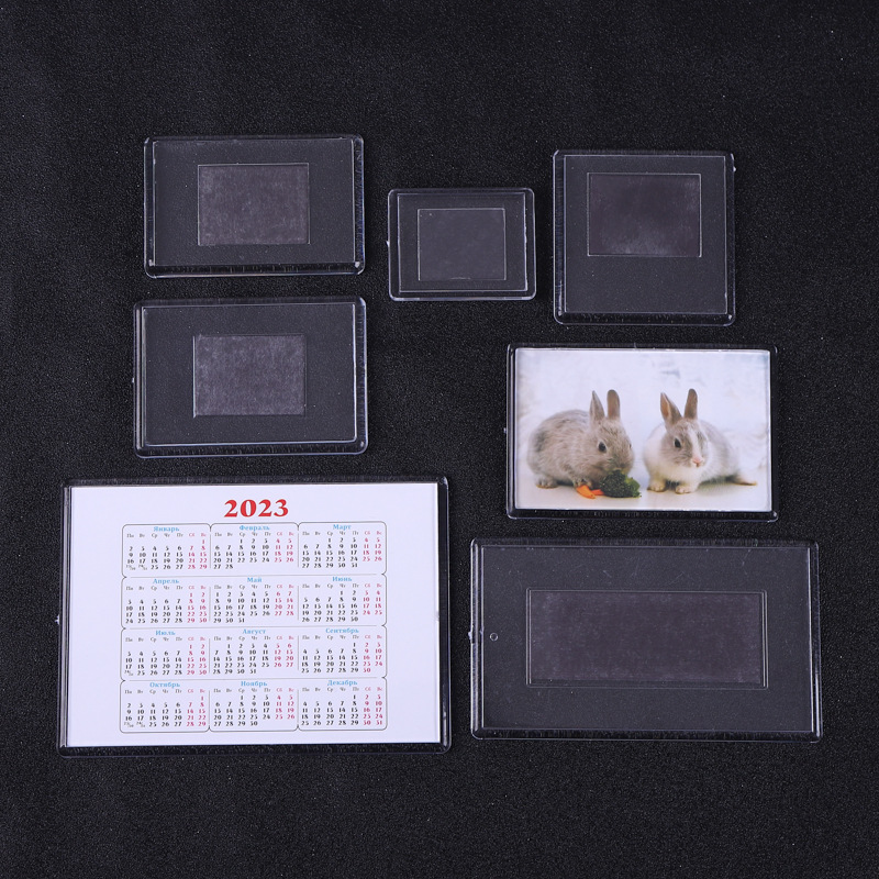 Многоразмерная креативная рамка для фотографий аниме акриловая подставка наклейки на холодильник прозрачные пустые мягкие магнитные наклейки DIY