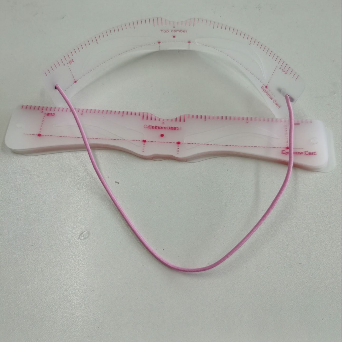 European and American hot selling 12 models of head-mounted silicone eyebrow card one-piece eyebrow card beginner eyebrow stickers lazy eyebrow drawing artifact