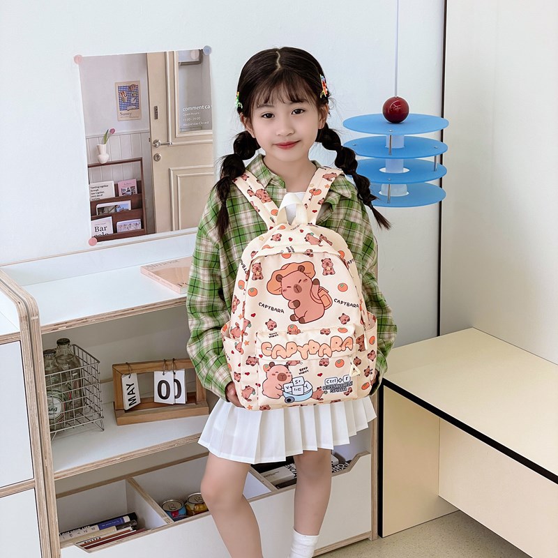 Kapibala Backpacks for Boys and Girls Casual and Easiest for Match School Bags Trendy Kindergarten Children's Backpacks Wholesale