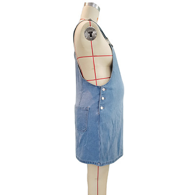 Cross-Border Maternity Suspender Skirt European and American Fashionable Style 2025 Spring & Fall Age-Reducing Versatile Maternity Denim Suspender Skirt