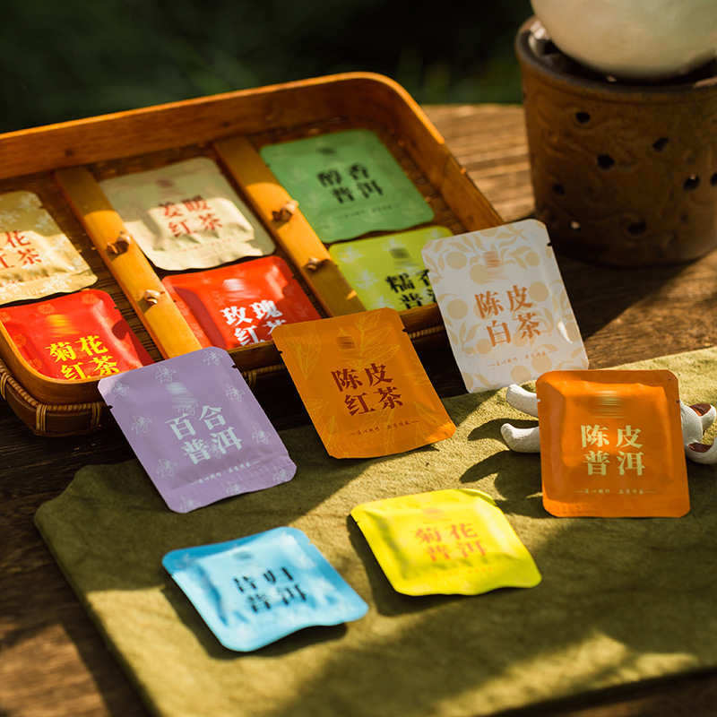 Пакетики цветочного чая, хризантема, белый чай с мандариновой коркой, 12 вкусов, оптовая продажа