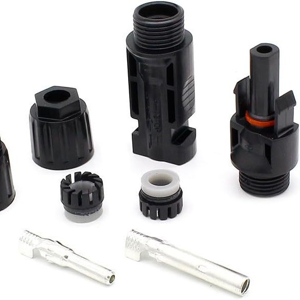 Solar Photovoltaic Connector Mc4 Photovoltaic Male and Female Connector Solar Cell Module Connector