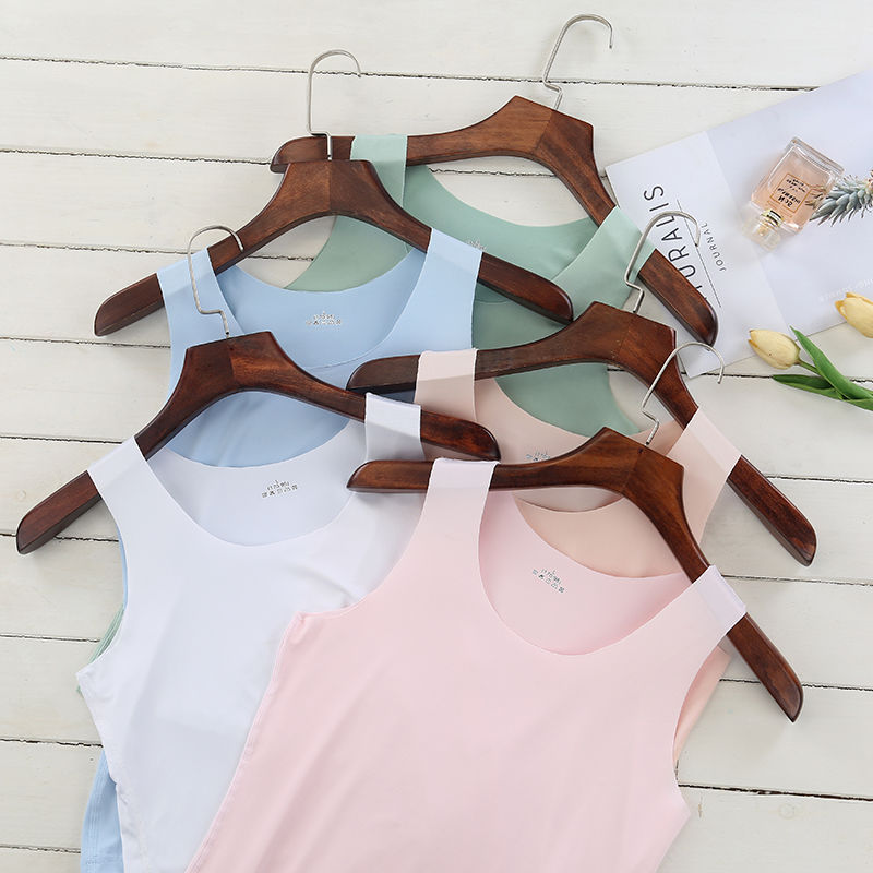 Бестселлер, бесшовная майка, женская, из ледяного шелка, летняя, юго-восточная Азия, популярная на Tiktok