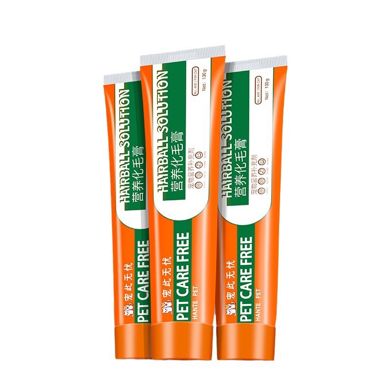 Hair Removal Cream for Cats, Vitaminized Hair Ball Tablets for Kittens, Cat Hair Removal and Grooming Supplies, Dog Nutrition Cream