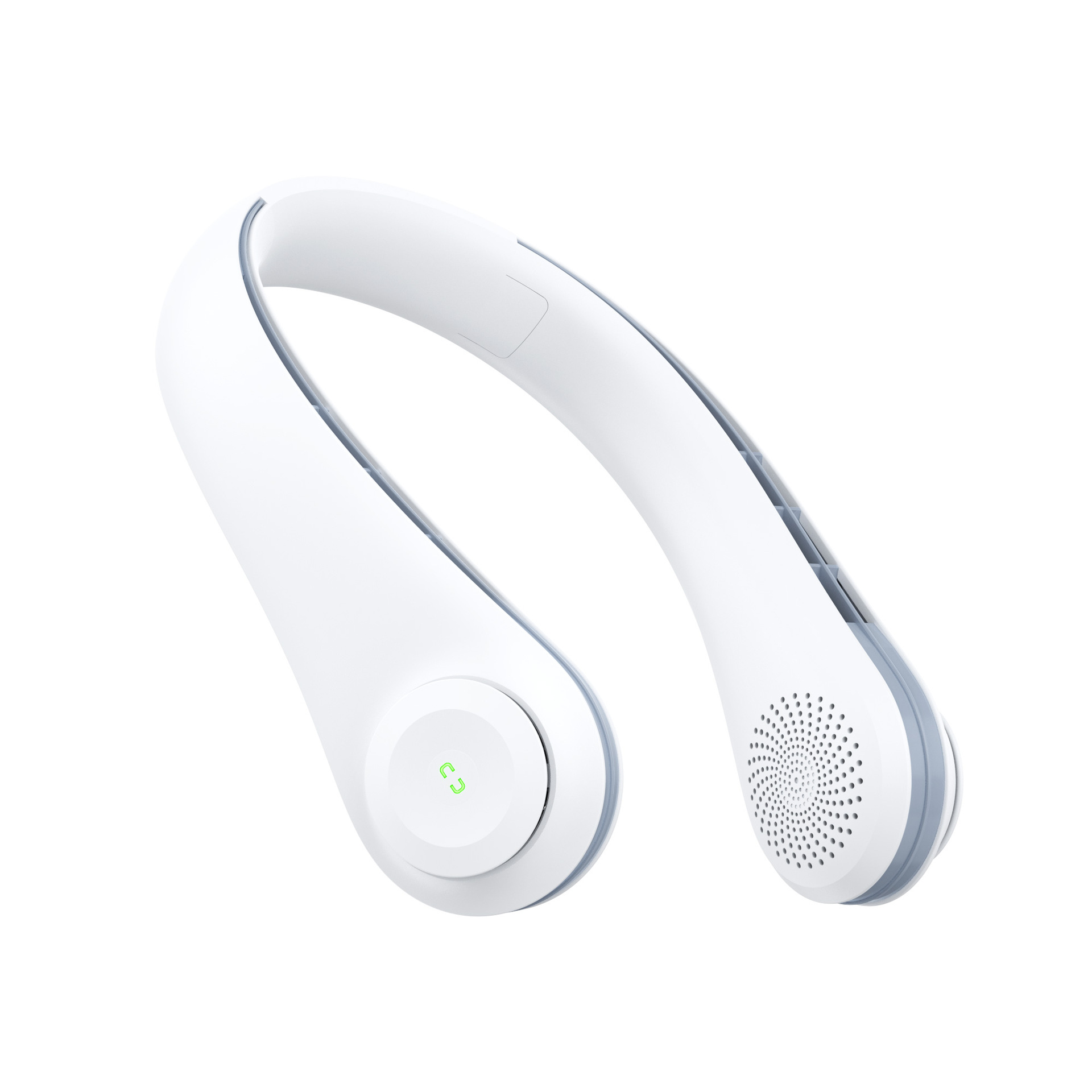 Cross-Border Popular Neck-Hanging Fan, Brushless Gift Mini Fan, USB Rechargeable Long-Lasting Fan, Silent