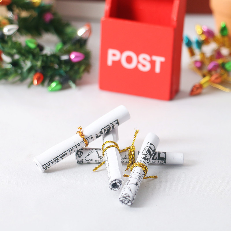 Миниатюра 1:12 для кукольного домика связка газет миниатюрная мебель сценические украшения