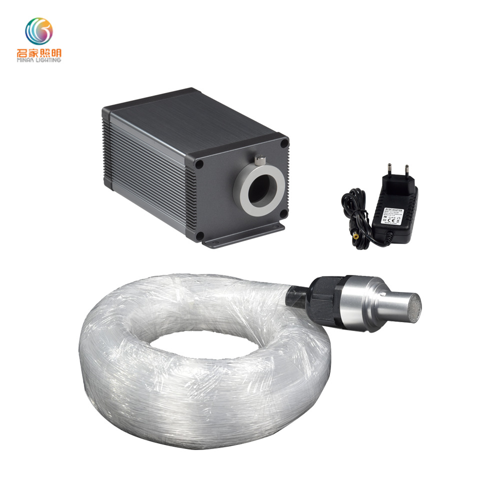 Mingjia Starry Sky Led Fiber Optic Machine Light Source Device Customizable Pattern Remote Control Car Starry Sky Light Projection Light Source Machine