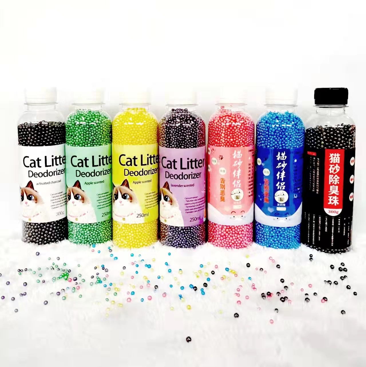 Дезодорирующие гранулы для наполнителя дезодорирующие гранулы для коробки для кошек смешанные ароматические гранулы активированные угольные частицы производитель оптовая продажа