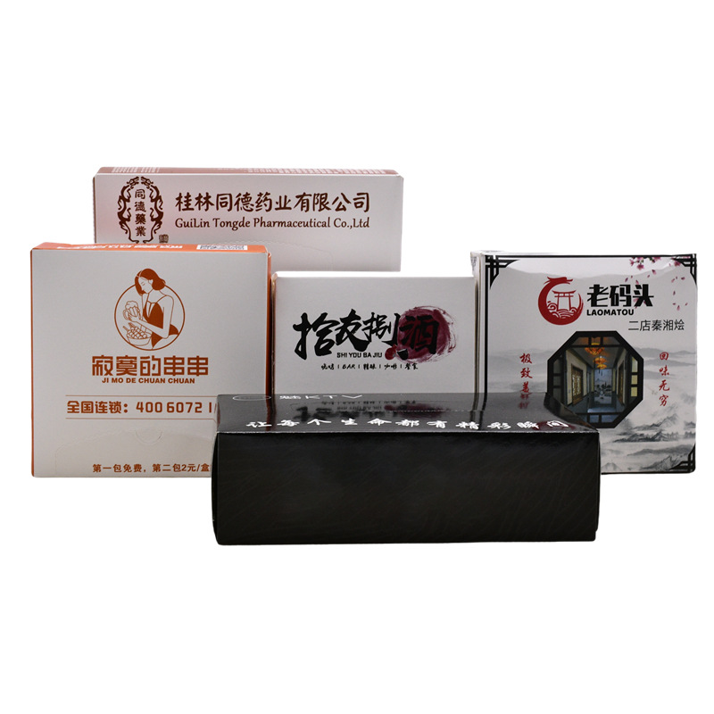 Enterprise Brand Customized Square Box Tissue Design and Custom-Made Printable Logo Factory Company Exclusive Tissue Box Tissue