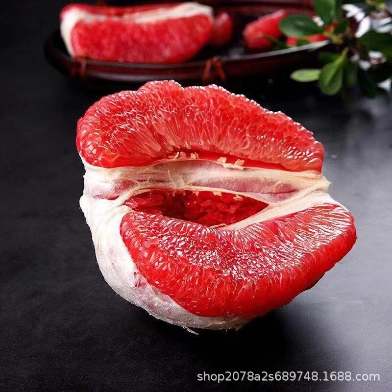 Authentic Fujian Pinghe Red Heart Honey Pomelo Pomelo Fresh Red Heart Pomelo Fruit Red Flesh Three Red Guanxi Red Pomelo Free Shipping