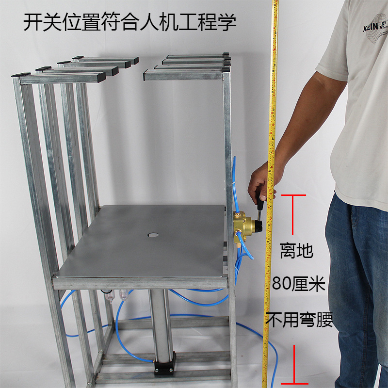 Pneumatic Upper Pressure Clothing Baling Machine, down Jacket Packaging Machine, Simple Clothing Compressor, Small Baling Machine