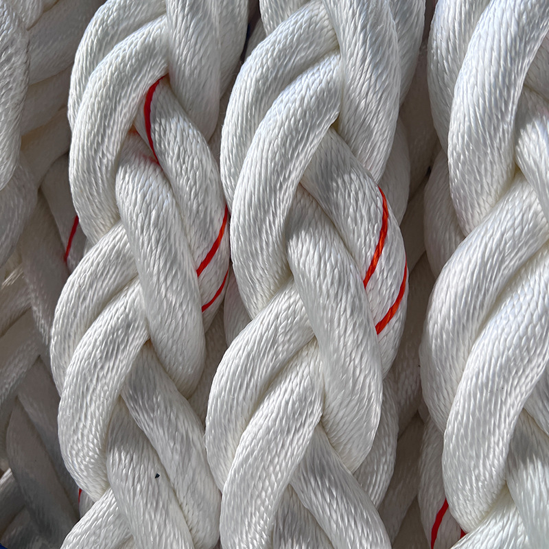 Marine High-Strength Cable Throwing Cable Wear-Resistant Nylon Rope Composite Eight-Strand Light Floating Thick Rope Strong Tension Skimming