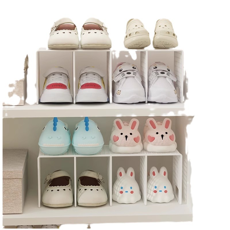 Children's Shoe Box Baby Shoe Storage Box Household Shoe Cabinet Storage Artifact Space-saving Simple Shoe Rack Storage Rack