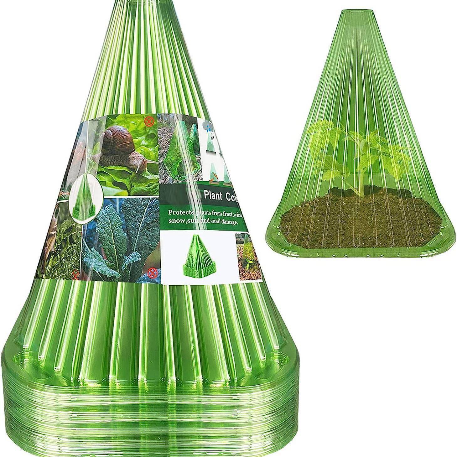 Seedling Protection Cover Transparent Bell Cover Reusable Greenhouse Protection from Birds Frost [Ten Years Longevity]